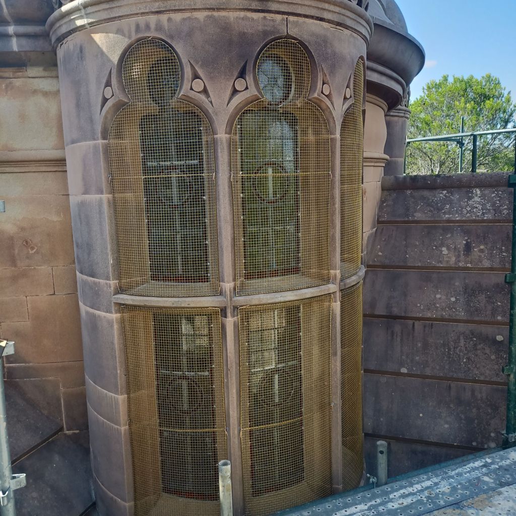 Brass protective grilles at Rookwood Cemetary