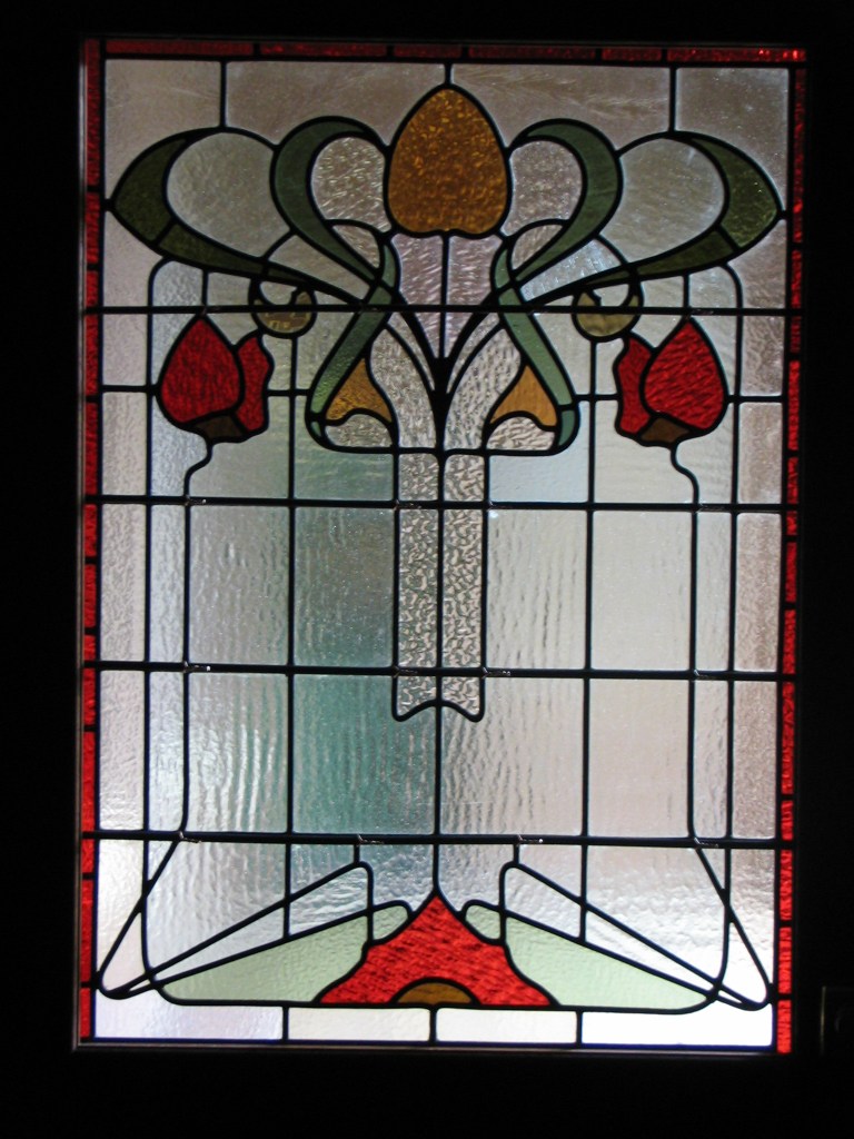 Art Nouveau door panel