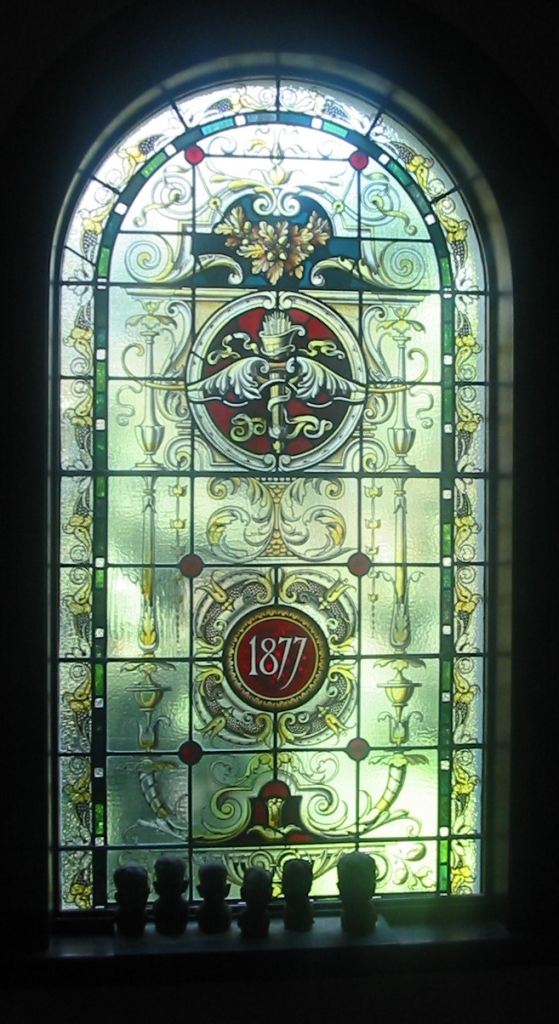 High Victorian design demonstrating intricate painted details of floral and organic themes.